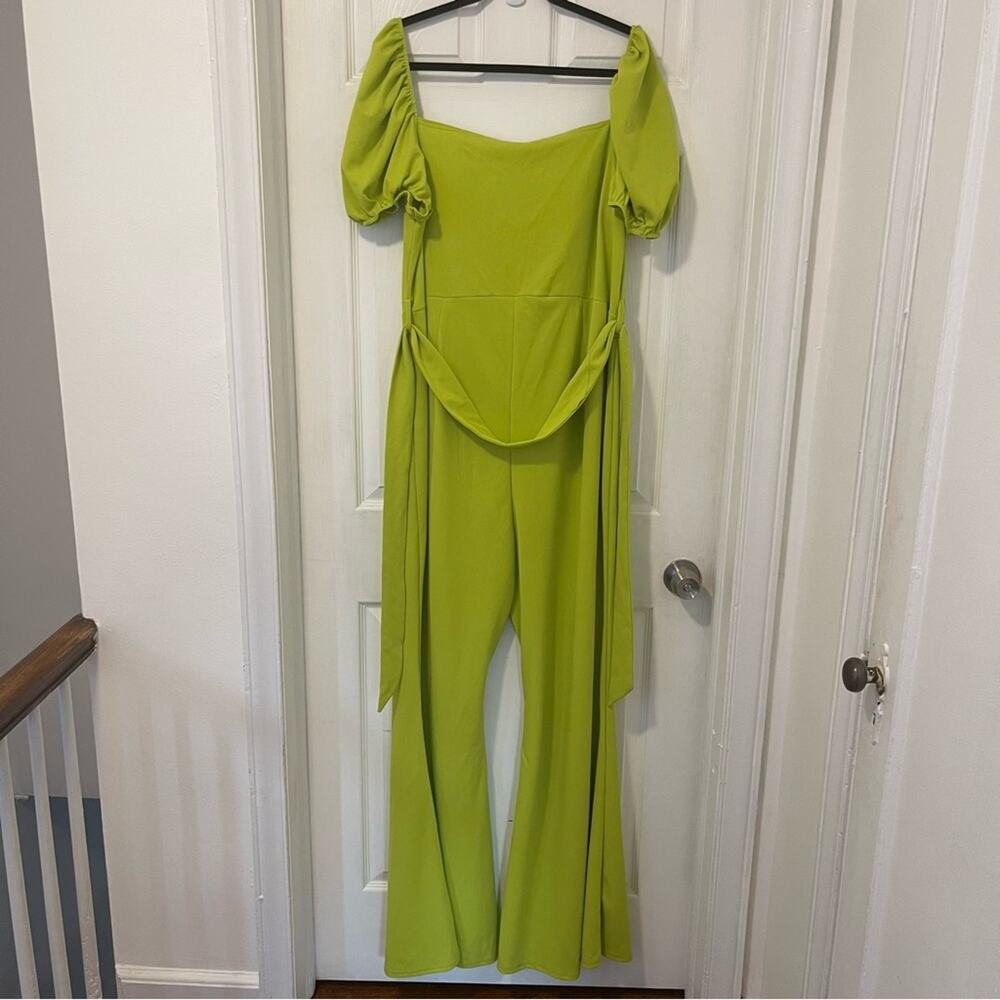 Boohoo Plus Puff Sleeve Jumpsuit - Picture 6 of 9
